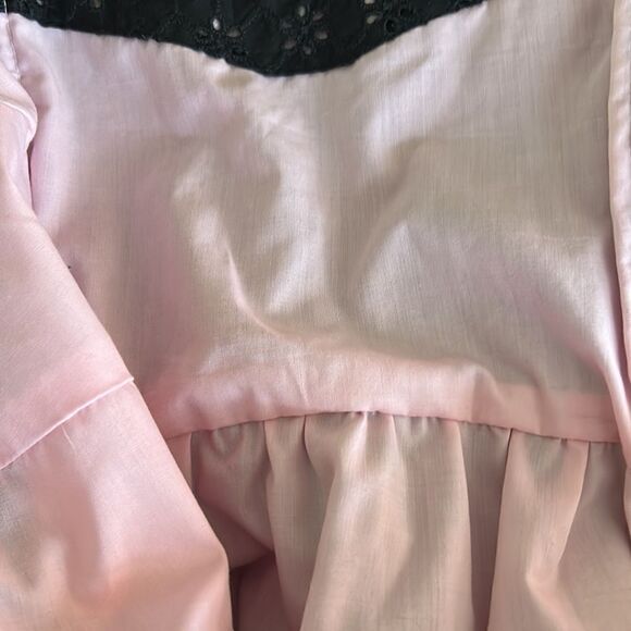 SHOSHANNA BLACK STRAPLESS EYELET DRESS - Picture 6 of 7